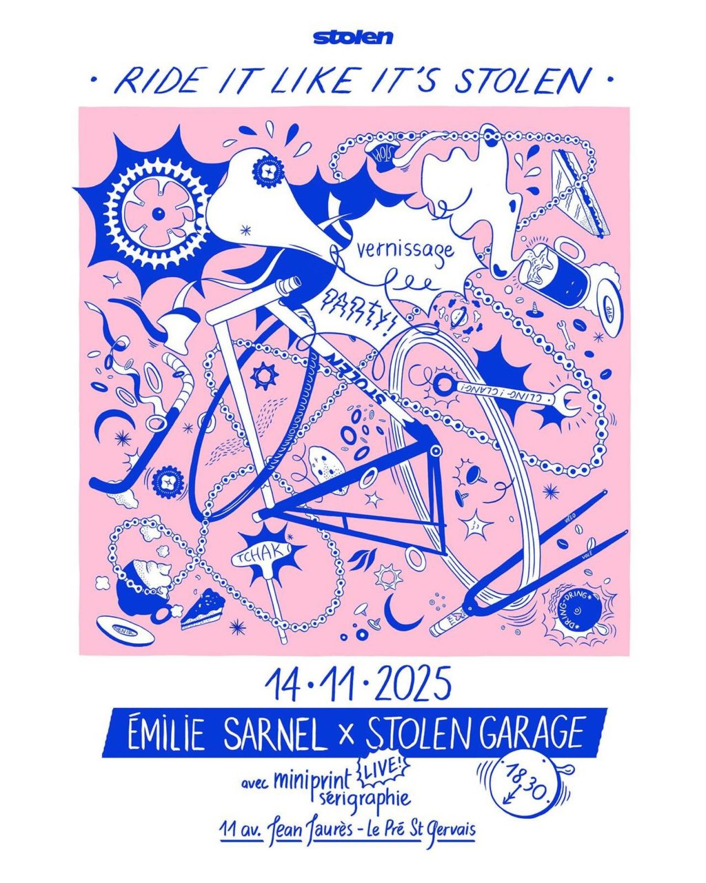 Instagram post from stolengarage. This post is in position 3.